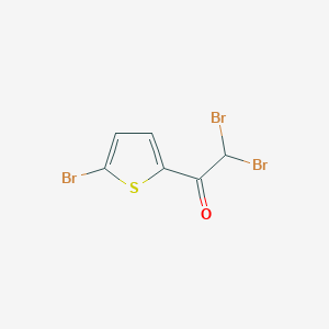 molecular formula C6H3Br3OS B1621863 2,2-Dibromo-1-(5-bromo-2-thienyl)ethan-1-one CAS No. 57681-63-7