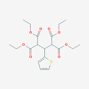 molecular formula C19H26O8S B1621875 Tetraethyl 2-(2-thienyl)propane-1,1,3,3-tetracarboxylate CAS No. 680215-57-0