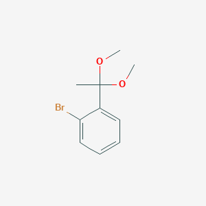 molecular formula C10H13BrO2 B1621884 2'-Bromoacetophenone dimethyl ketal CAS No. 120254-80-0