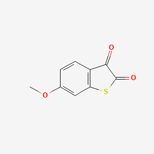 molecular formula C9H6O3S B1621887 6-Methoxybenzo[b]thiophene-2,3-dione CAS No. 63675-77-4