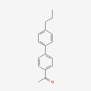 molecular formula C17H18O B1621892 4-乙酰-4'-丙基联苯 CAS No. 60137-92-0