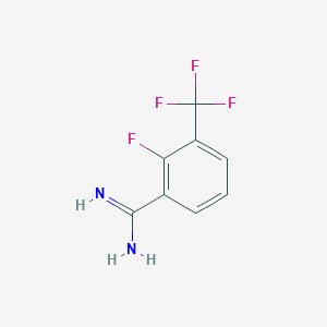 B1621893 2-Fluoro-3-trifluoromethyl-benzamidine CAS No. 885957-14-2