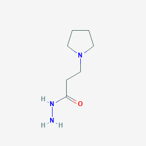 molecular formula C7H15N3O B1621896 3-(吡咯烷-1-基)丙烷酰肼 CAS No. 59737-32-5
