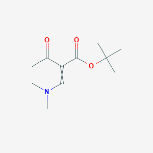 B1621900 Tert-butyl 2-acetyl-3-(dimethylamino)acrylate CAS No. 93552-74-0