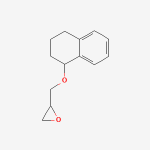 molecular formula C13H16O2 B1621908 2-[(1,2,3,4-四氢萘-1-氧基)甲基]环氧乙烷 CAS No. 80910-10-7