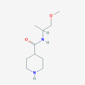 molecular formula C10H20N2O2 B1621909 N-(1-甲氧基丙-2-基)哌啶-4-甲酰胺 CAS No. 884497-61-4