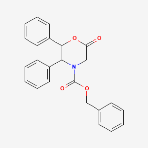 molecular formula C24H21NO4 B1621913 苄基6-氧代-2,3-二苯基-4-吗啉羧酸酯 CAS No. 335159-14-3