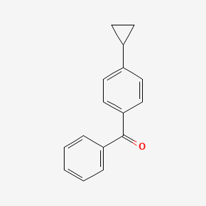 molecular formula C16H14O B1621915 (4-Cyclopropylphenyl)(phenyl)methanone CAS No. 309270-67-5