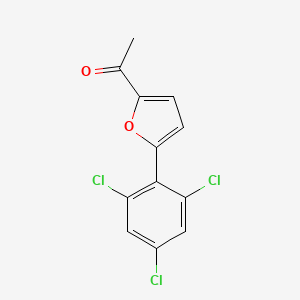 B1621919 1-[5-(2,4,6-Trichlorophenyl)-2-furyl]ethan-1-one CAS No. 671192-08-8