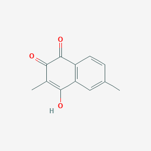 molecular formula C12H10O3 B162192 3-Hydroxychimaphilin CAS No. 33253-99-5