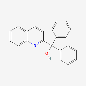 molecular formula C22H17NO B1621923 Quinoline-2-yl diphenyl methanol CAS No. 30836-61-4