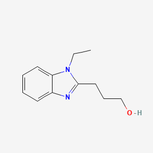 B1621924 3-(1-ethyl-1H-benzimidazol-2-yl)propan-1-ol CAS No. 305347-67-5