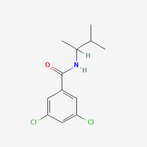 molecular formula C12H15Cl2NO B1621936 3,5-Dichloro-N-(1,2-dimethylpropyl)benzamide CAS No. 71735-18-7