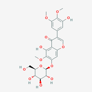 molecular formula C24H26O13 B162194 鸢idin CAS No. 491-74-7