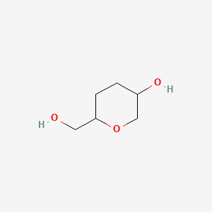 molecular formula C6H12O3 B1621955 Tetrahydro-5-hydroxy-2H-pyran-2-methanol CAS No. 94249-15-7