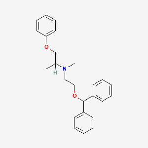 molecular formula C25H29NO2 B1621967 Prenoverine CAS No. 65236-29-5