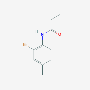 molecular formula C10H12BrNO B1621981 N-(2-bromo-4-methylphenyl)propanamide CAS No. 5285-53-0