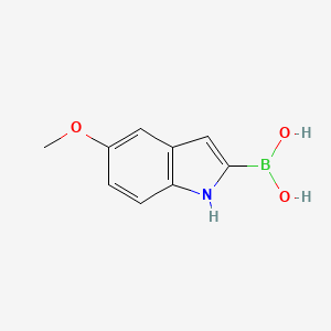 molecular formula C9H10BNO3 B1621986 5-Methoxy-1H-indole-2-boronic acid CAS No. 282528-61-4