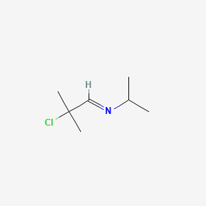 molecular formula C7H14ClN B1621987 N-(2-Chloro-2-methylpropylidene)isopropylamine CAS No. 63364-30-7