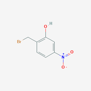 molecular formula C7H6BrNO3 B1621992 2-(Bromomethyl)-5-nitrophenol CAS No. 26647-60-9