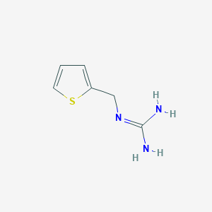 molecular formula C6H9N3S B1621994 1-(Thiophen-2-ylmethyl)guanidine CAS No. 81882-12-4