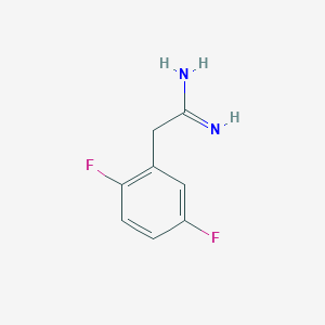 molecular formula C8H8F2N2 B1621995 2-(2,5-Difluorophenyl)ethanimidamide CAS No. 885965-83-3