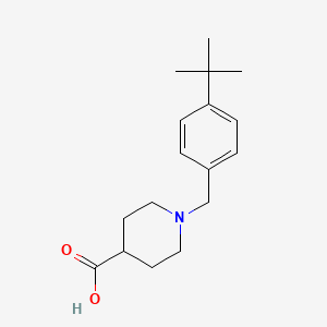 molecular formula C17H25NO2 B1621998 1-(4-Tert-butylbenzyl)piperidine-4-carboxylic acid CAS No. 872991-72-5