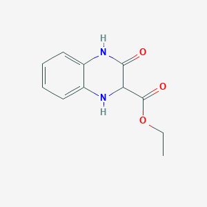 molecular formula C11H12N2O3 B1622008 Ethyl 3-hydroxy-1,2-dihydroquinoxaline-2-carboxylate CAS No. 36818-08-3