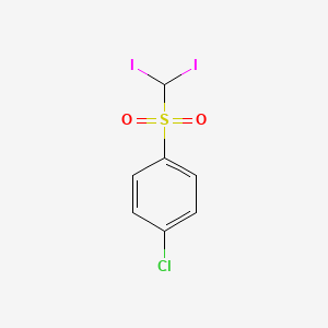 molecular formula C7H5ClI2O2S B1622016 Diiodomethyl p-chlorophenyl sulfone CAS No. 20018-12-6