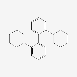 molecular formula C24H30 B1622019 Cyclohexyl(cyclohexylphenyl)benzene CAS No. 28088-75-7