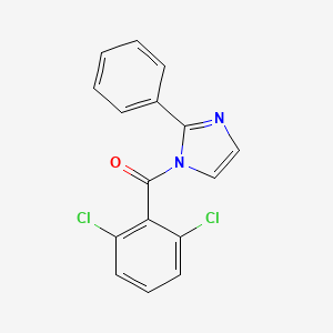 molecular formula C16H10Cl2N2O B1622048 1-(2,6-Dichlorobenzoyl)-2-phenyl-1H-imidazole CAS No. 88122-17-2