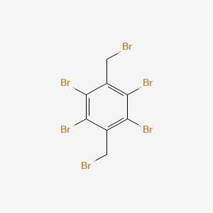 molecular formula C8H4Br6 B1622057 3,6-Bis(bromomethyl)-1,2,4,5-tetrabromobenzene CAS No. 39568-99-5