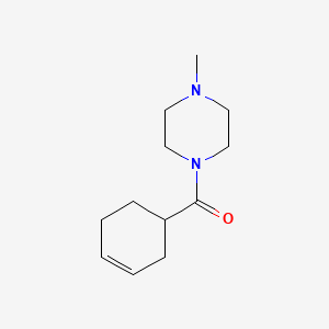 molecular formula C12H20N2O B1622070 1-(3-Cyclohexen-1-ylcarbonyl)-4-methylpiperazine CAS No. 69462-46-0