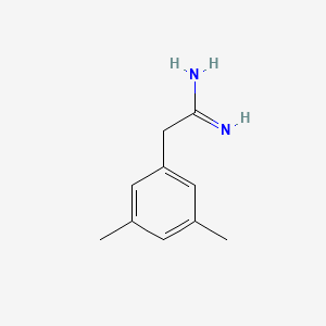 molecular formula C10H14N2 B1622107 2-(3,5-Dimethylphenyl)ethanimidamide CAS No. 374064-84-3