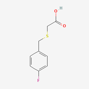 molecular formula C9H8FO2S- B1622111 [(4-Fluorobenzyl)thio]acetic acid CAS No. 65051-24-3