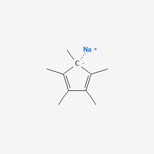 molecular formula C10H15Na B1622114 Sodium pentamethylcyclopentadienide CAS No. 40585-51-1