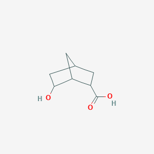 molecular formula C8H12O3 B1622121 6-Hydroxybicyclo[2.2.1]heptane-2-carboxylic acid CAS No. 258345-33-4