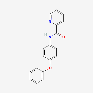 molecular formula C18H14N2O2 B1622126 N-(4-phenoxyphenyl)pyridine-2-carboxamide CAS No. 255904-96-2