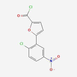 molecular formula C11H5Cl2NO4 B1622147 5-(2-Chloro-5-nitrophenyl)furan-2-carbonyl chloride CAS No. 380871-34-1