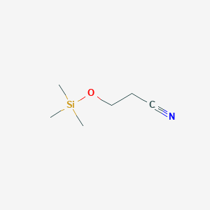 molecular formula C6H13NOSi B1622149 3-Trimethylsilyloxypropanenitrile CAS No. 42202-44-8