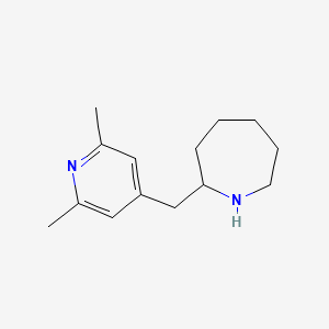 molecular formula C14H22N2 B1622155 2-[(2,6-Dimethylpyridin-4-yl)methyl]azepane CAS No. 881042-05-3