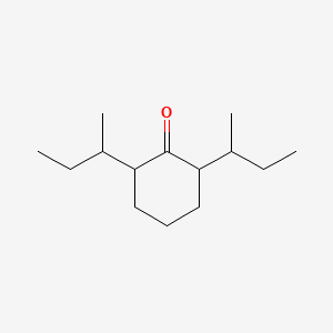 B1622173 2,6-Bis(1-methylpropyl)cyclohexan-1-one CAS No. 71501-12-7