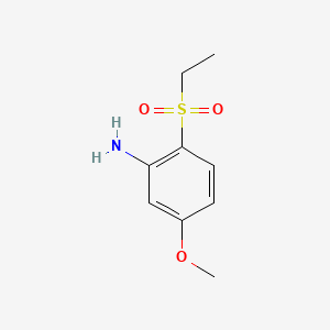 molecular formula C9H13NO3S B1622178 2-Ethylsulphonyl-5-methoxyaniline CAS No. 80036-86-8
