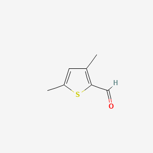 molecular formula C7H8OS B1622186 3,5-二甲基噻吩-2-甲醛 CAS No. 85895-83-6