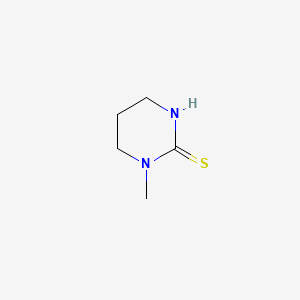 molecular formula C5H10N2S B1622201 2(1H)-Pyrimidinethione, tetrahydro-1-methyl- CAS No. 24421-05-4