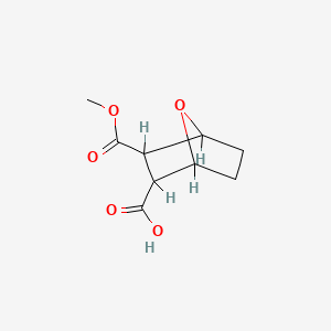 molecular formula C9H12O5 B1622206 3-(Methoxycarbonyl)-7-oxabicyclo[2.2.1]heptane-2-carboxylic acid CAS No. 57105-58-5