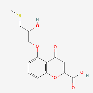molecular formula C14H14O6S B1622236 Texacromil CAS No. 77005-28-8