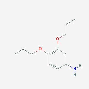 molecular formula C12H19NO2 B1622257 3,4-Dipropoxyaniline CAS No. 88513-99-9