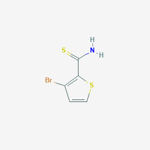 molecular formula C5H4BrNS2 B1622280 3-Bromothiophene-2-carbothioamide CAS No. 256529-47-2