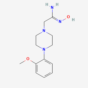 molecular formula C13H20N4O2 B1622281 4-(2-Methoxyphenyl)-1-piperazineacetamidoxime CAS No. 261623-50-1